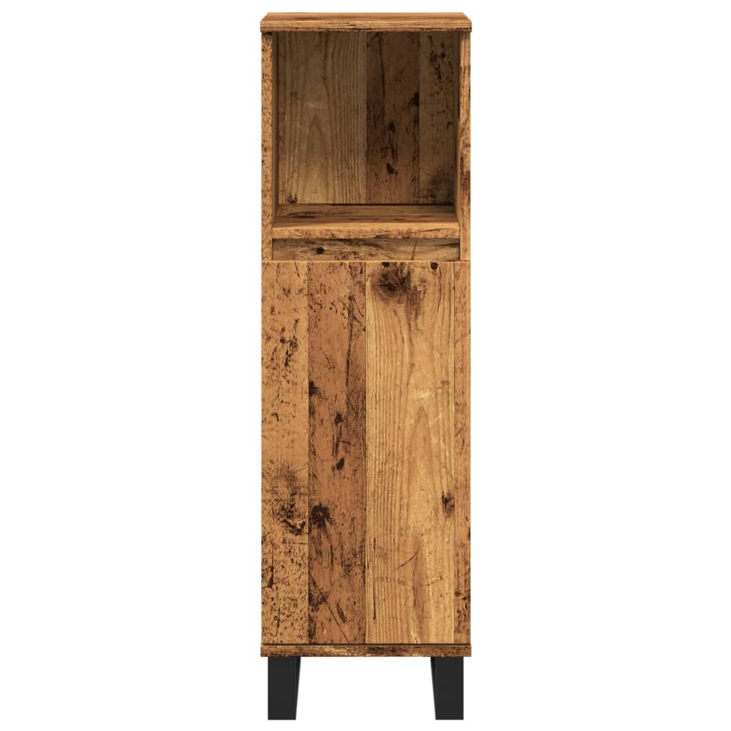 Colonne de salle de bain 30 cm – H 100 cm (2) Vieux bois | Maison Vasque