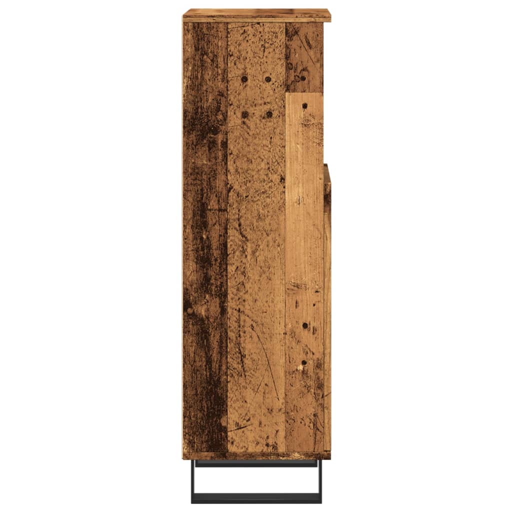 Colonne de salle de bain 30 cm – H 100 cm (2) Vieux bois | Maison Vasque