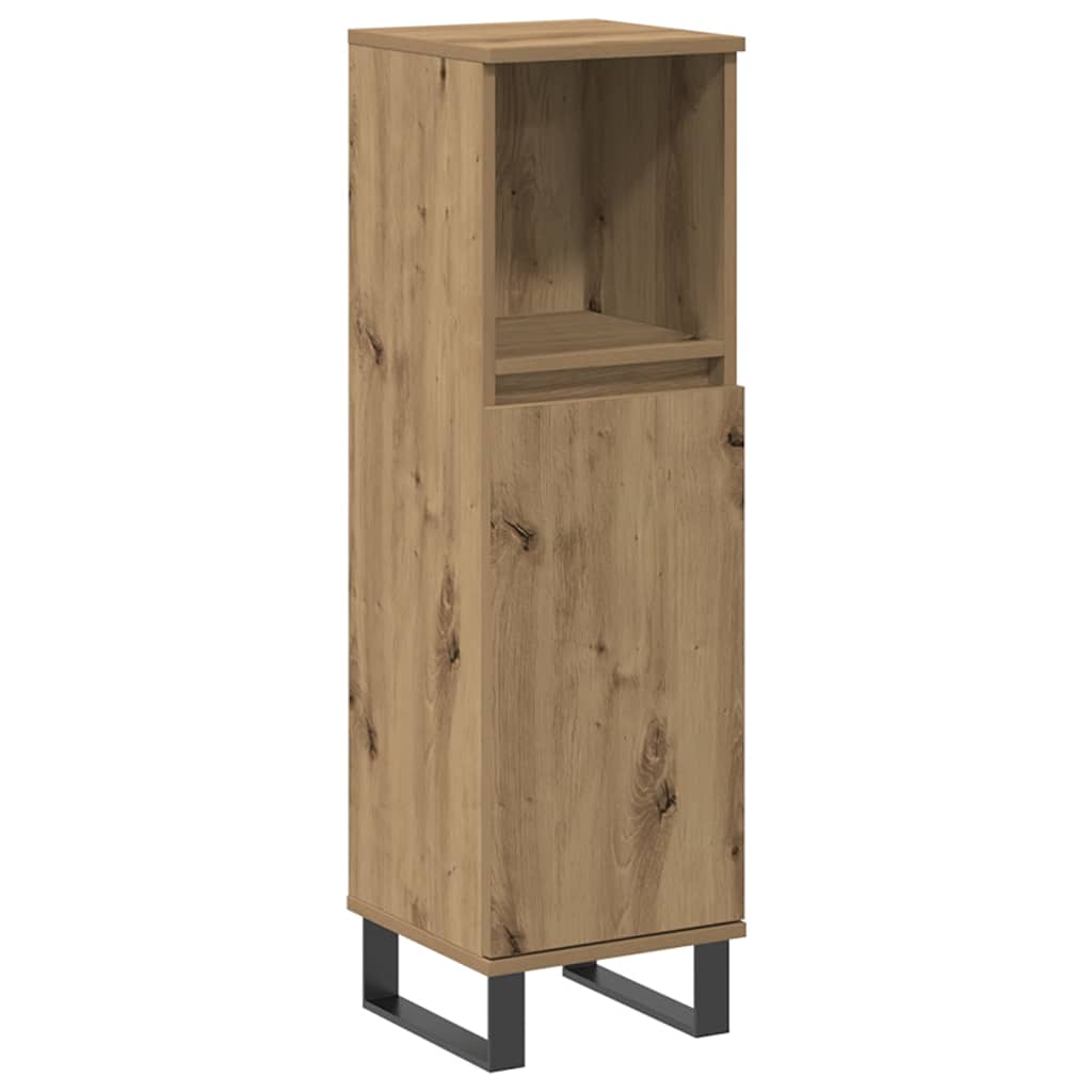 Colonne de salle de bain 30 cm – H 100 cm (2) chêne artisanal | Maison Vasque