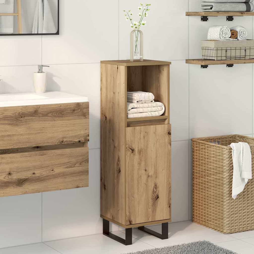 Colonne de salle de bain 30 cm – H 100 cm (2) chêne artisanal | Maison Vasque