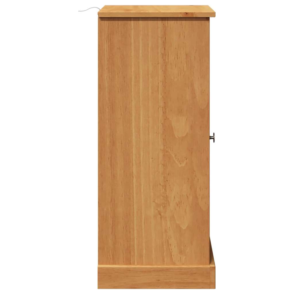 Colonne de salle de bain 37 cm – H 80 cm (2) marron miel | Maison Vasque