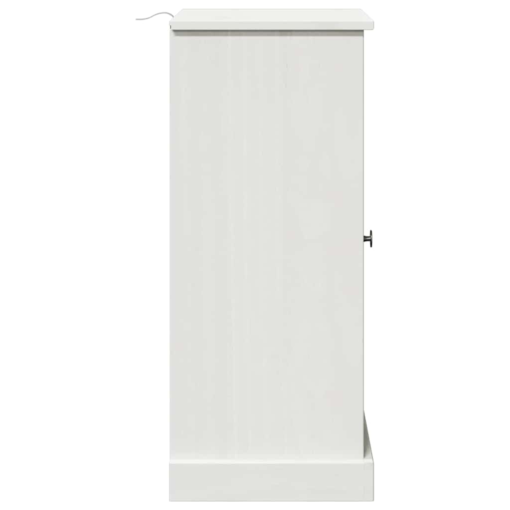 Colonne de salle de bain 37 cm – H 80 cm Blanc antique | Maison Vasque