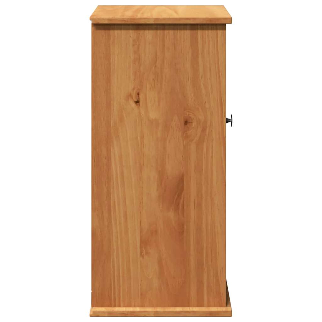 Colonne de salle de bain 37 cm – H 71,5 cm marron miel | Maison Vasque