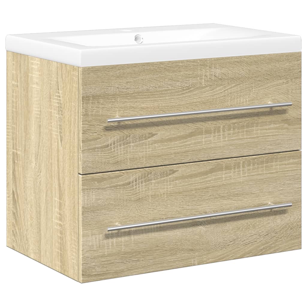 Meuble sous-vasque 60 cm – H 18,5 cm Chêne sonoma | Maison Vasque