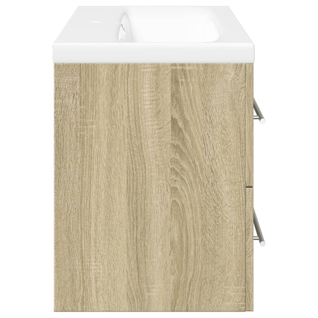 Meuble sous-vasque 60 cm – H 18,5 cm Chêne sonoma | Maison Vasque