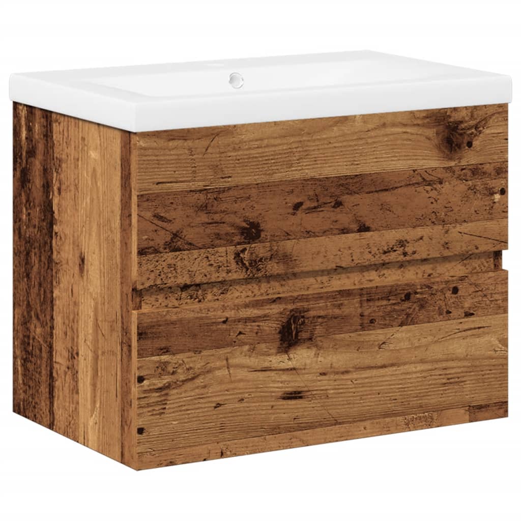 Meuble sous-vasque 60 cm – H 62 cm Bois ancien | Maison Vasque
