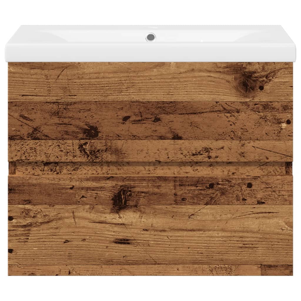Meuble sous-vasque 60 cm – H 62 cm Bois ancien | Maison Vasque