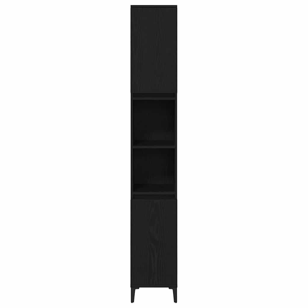 Colonne de salle de bain 30 cm – H 190 cm Chêne noir | Maison Vasque