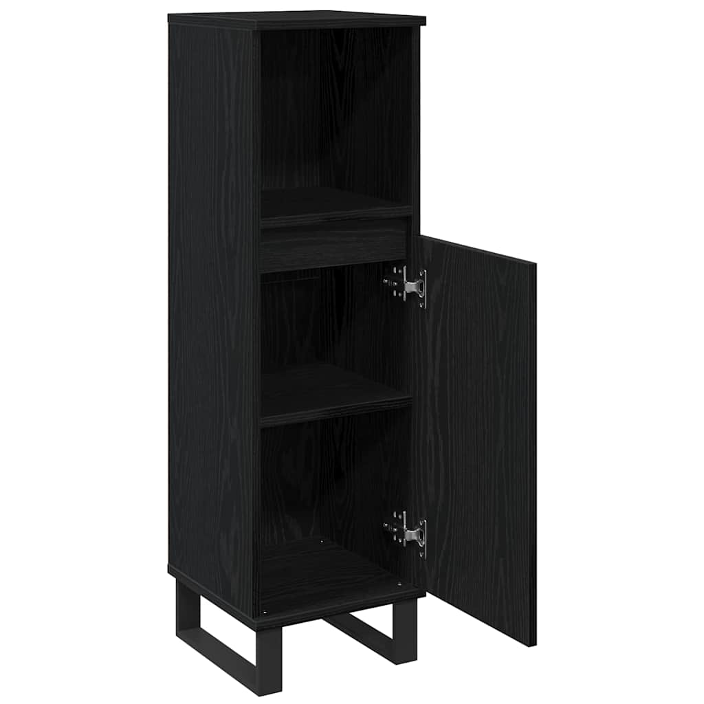 Colonne de salle de bain 30 cm – H 100 cm (2) Chêne noir | Maison Vasque