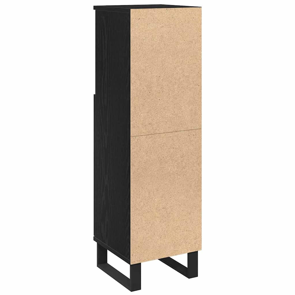 Colonne de salle de bain 30 cm – H 100 cm (2) Chêne noir | Maison Vasque