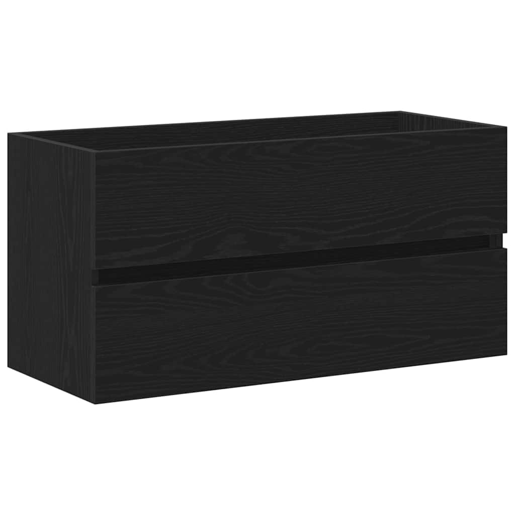 Meuble sous-vasque 90 cm Chêne noir | Maison Vasque