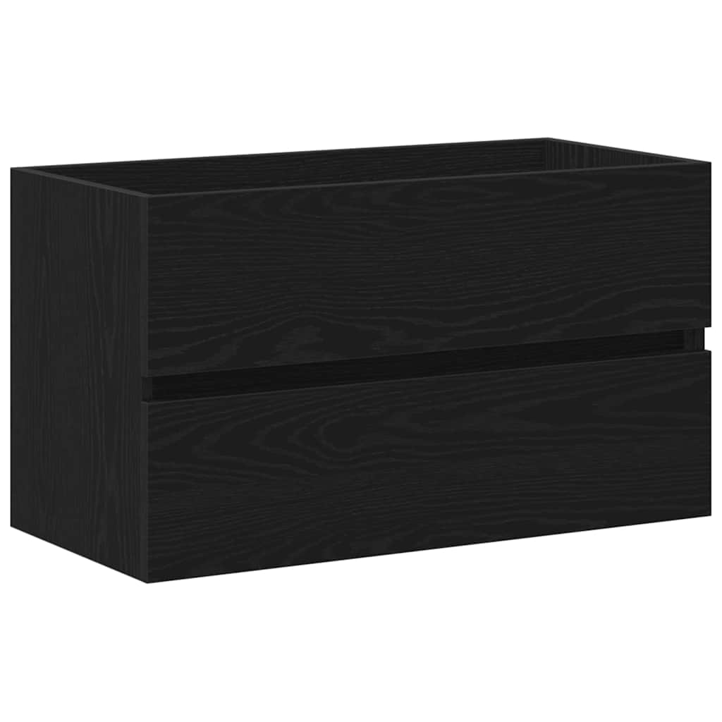 Meuble sous-vasque 80 cm Chêne noir | Maison Vasque