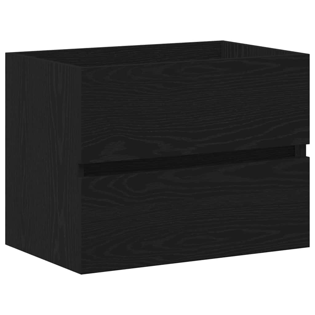 Meuble sous-vasque 60 cm – H 62 cm Chêne noir | Maison Vasque
