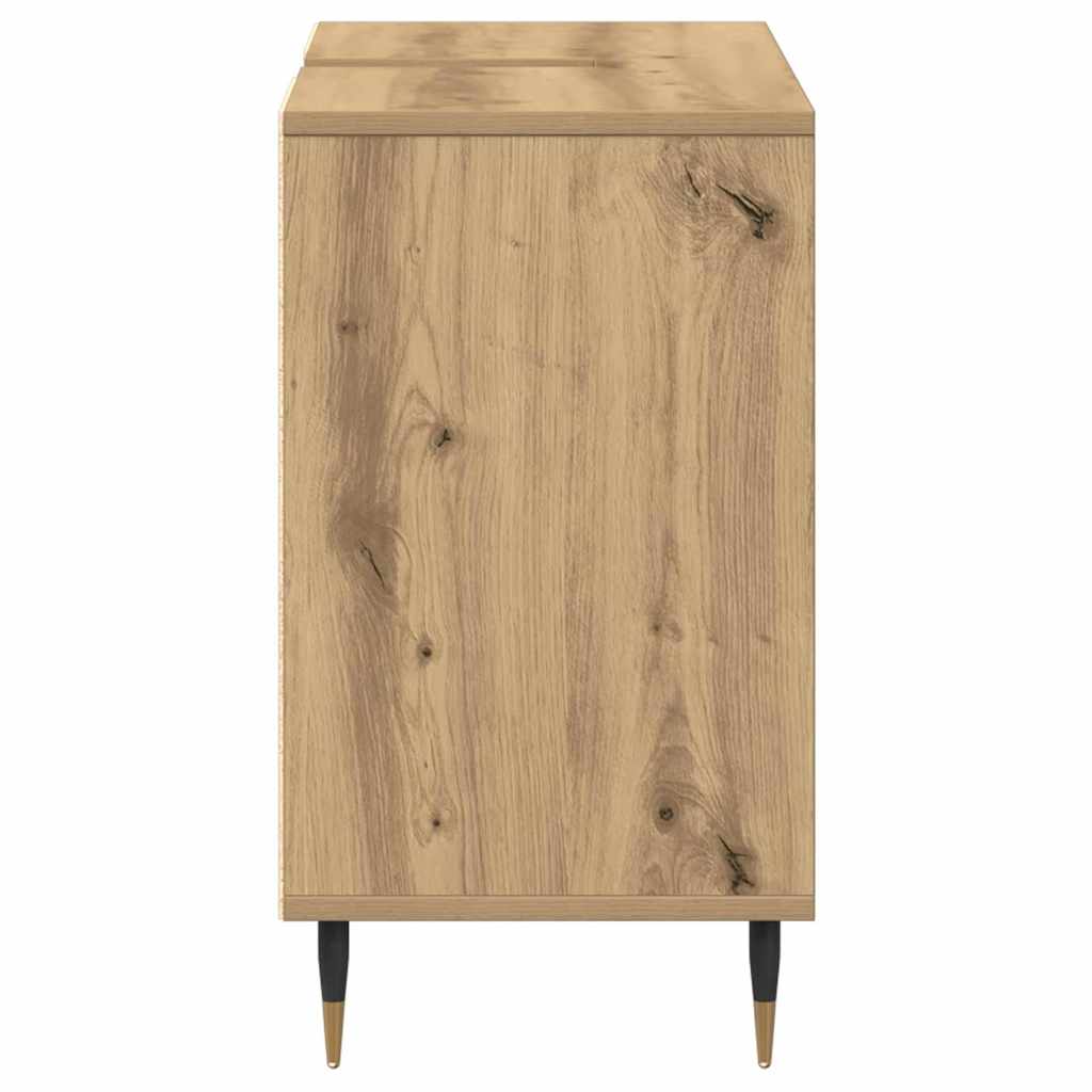 Armoire de salle de bain 80 cm chêne artisanal | Maison Vasque