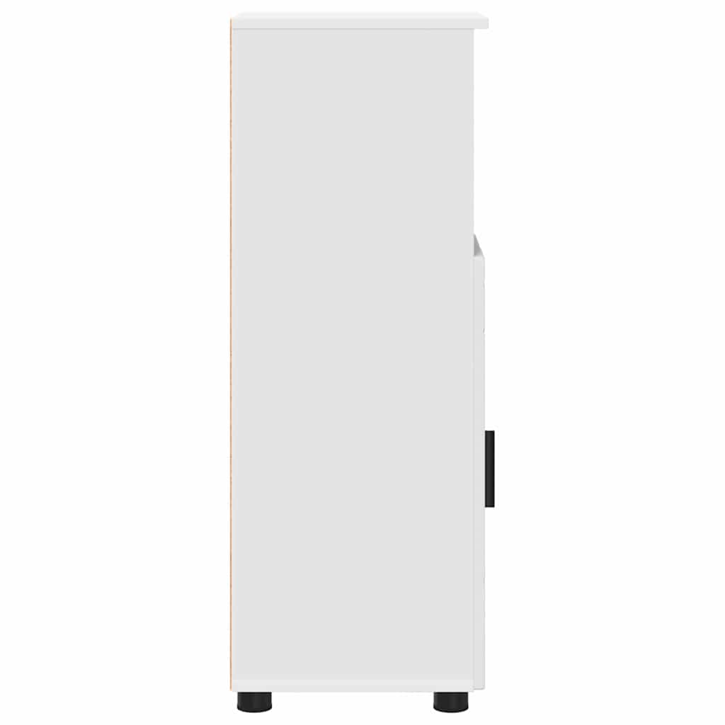 Colonne de salle de bain 30 cm – H 95 cm Blanc | Maison Vasque