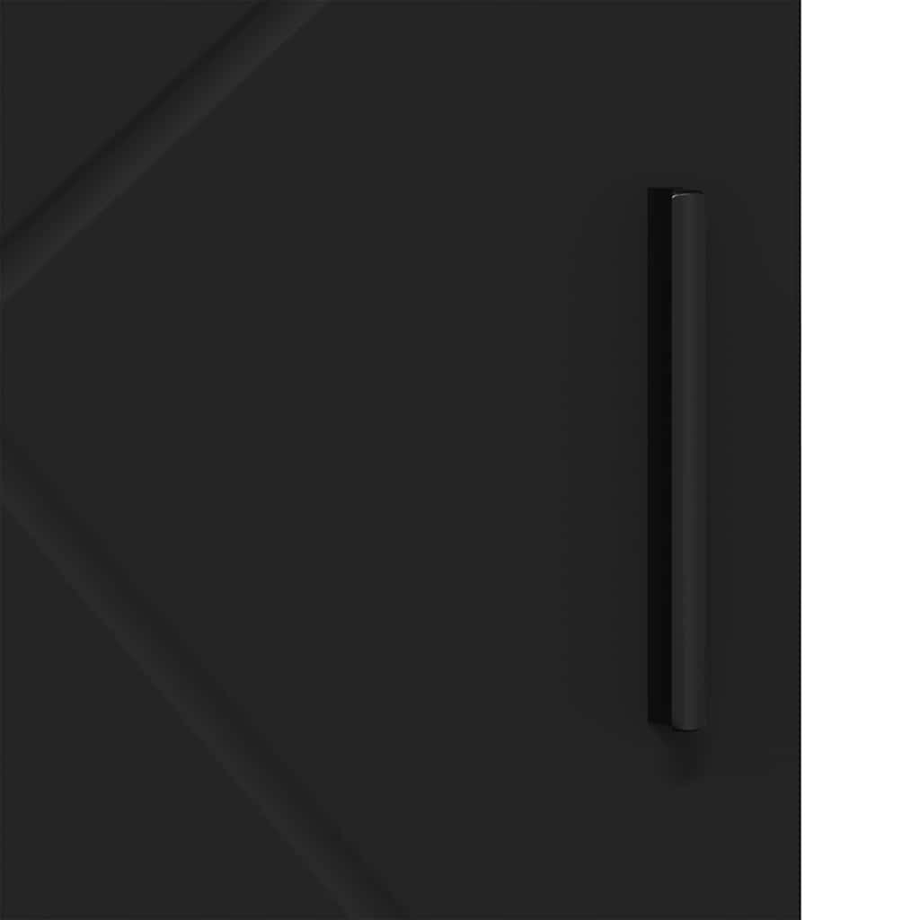 Colonne de salle de bain 30 cm – H 95 cm Noir | Maison Vasque
