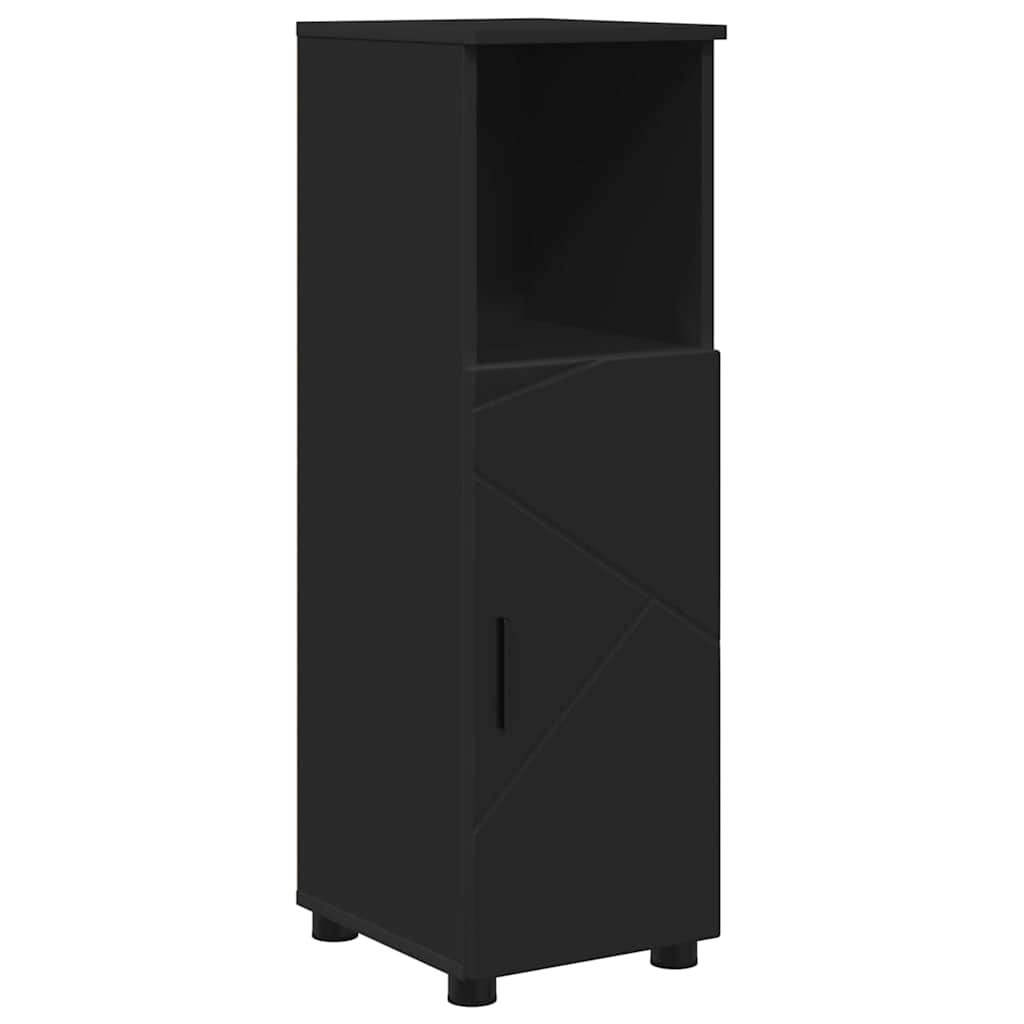 Colonne de salle de bain 30 cm H 95 cm Noir | Maison Vasque