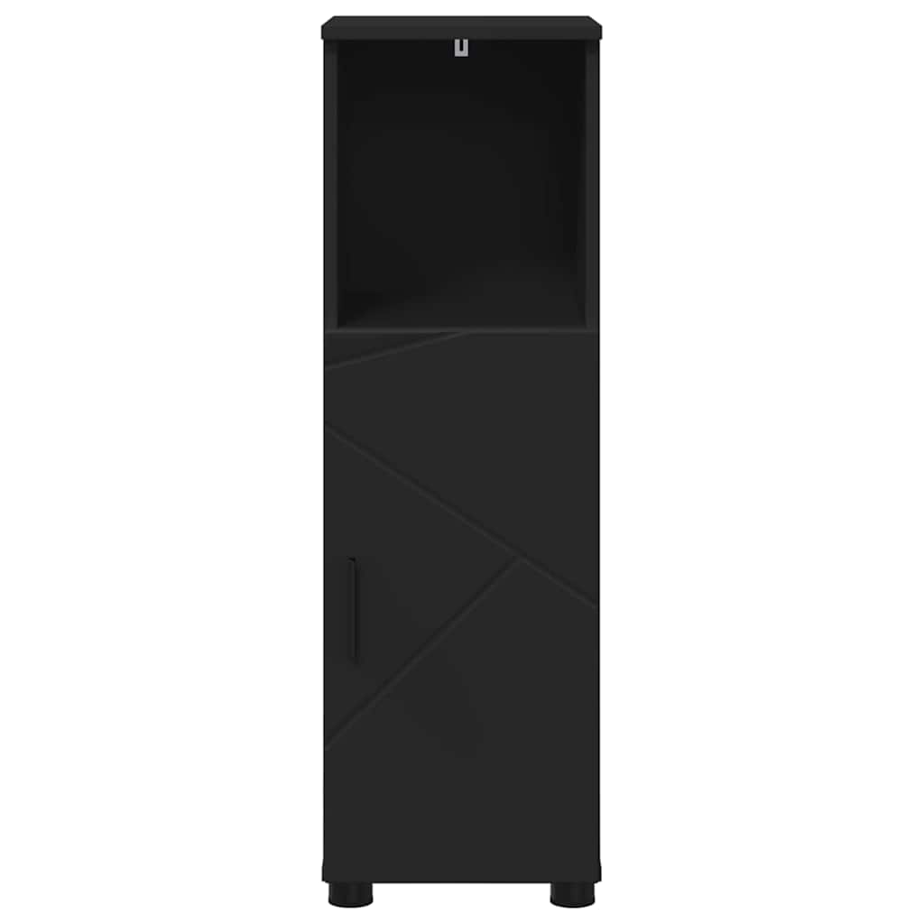Colonne de salle de bain 30 cm – H 95 cm Noir | Maison Vasque