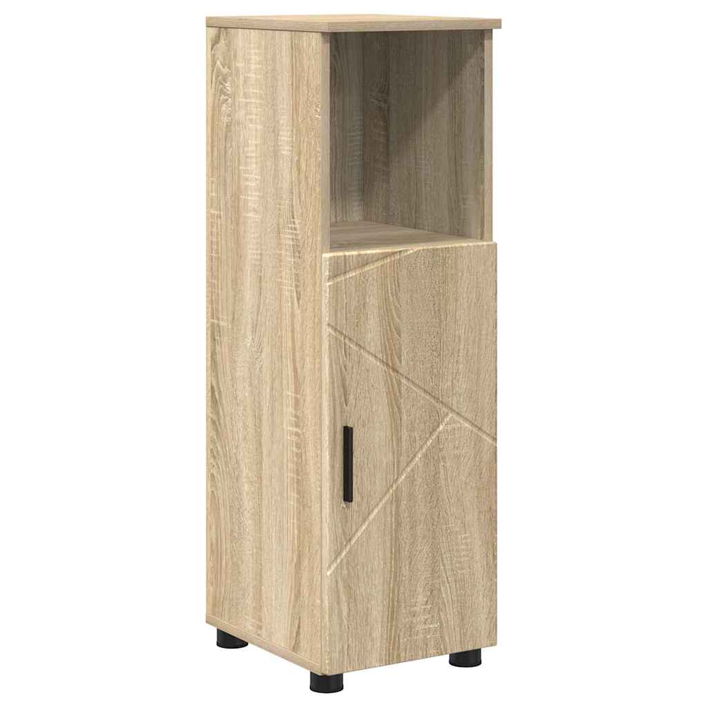 Colonne de salle de bain 30 cm H 95 cm Chêne sonoma | Maison Vasque