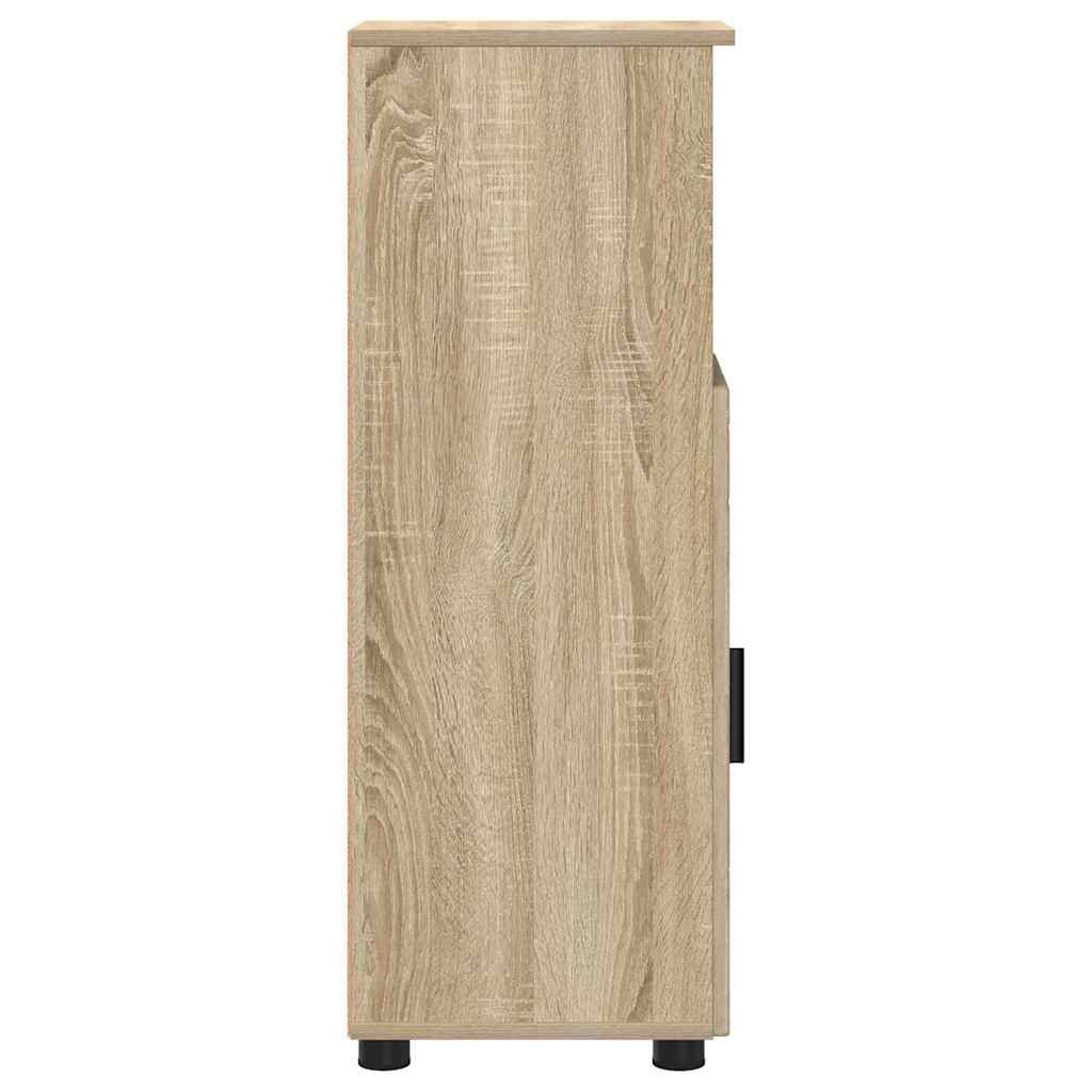 Colonne de salle de bain 30 cm – H 95 cm Chêne sonoma | Maison Vasque