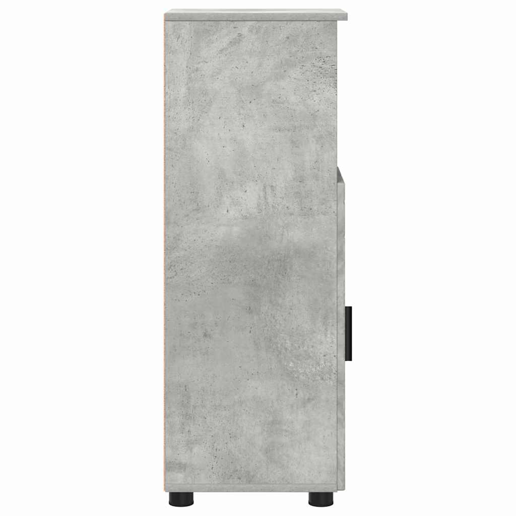 Colonne de salle de bain 30 cm – H 95 cm Gris béton | Maison Vasque