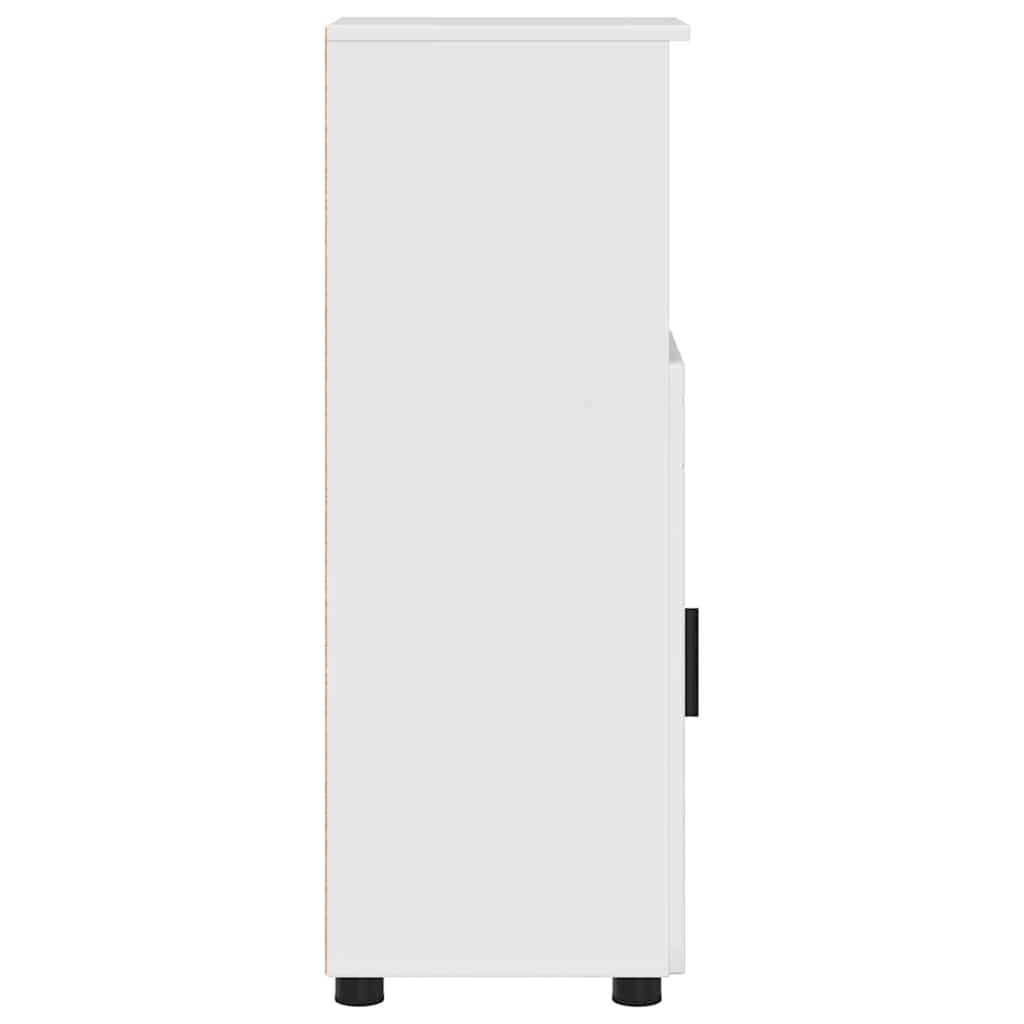 Colonne de salle de bain 30 cm – H 95 cm Blanc brillant | Maison Vasque