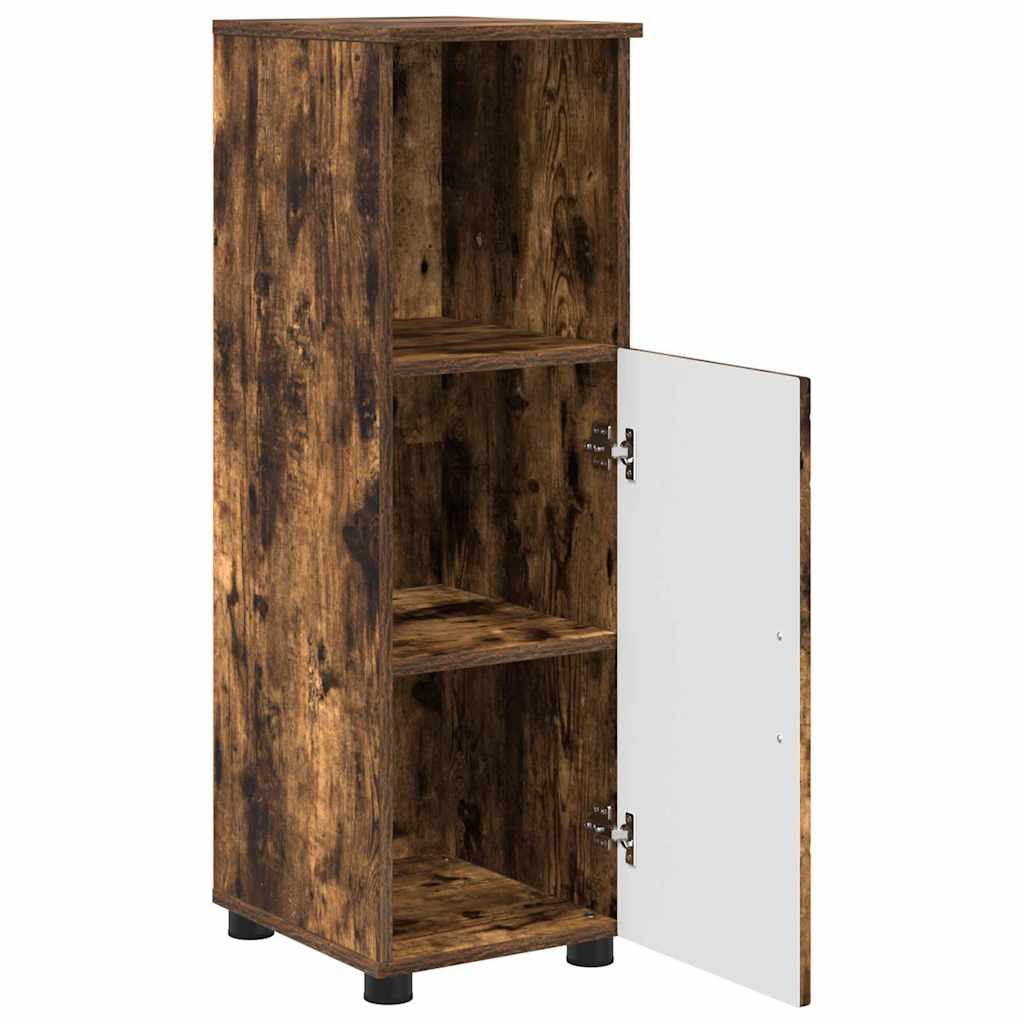 Colonne de salle de bain 30 cm – H 95 cm Chêne fumé | Maison Vasque