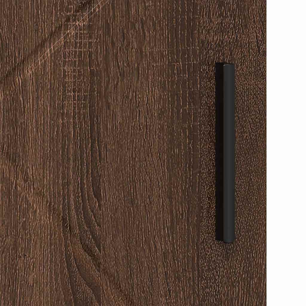 Colonne de salle de bain 30 cm – H 95 cm Chêne marron | Maison Vasque