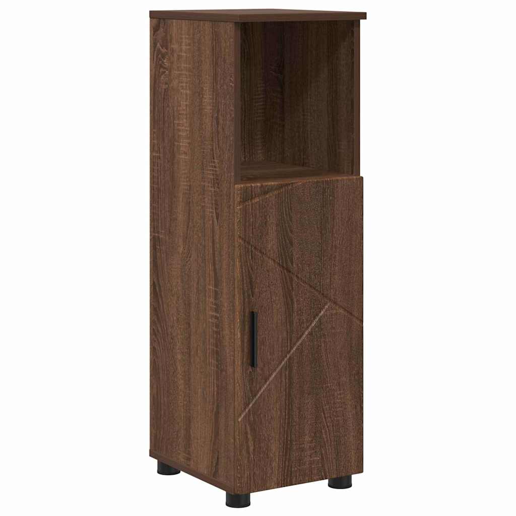Colonne de salle de bain 30 cm H 95 cm Chêne marron | Maison Vasque