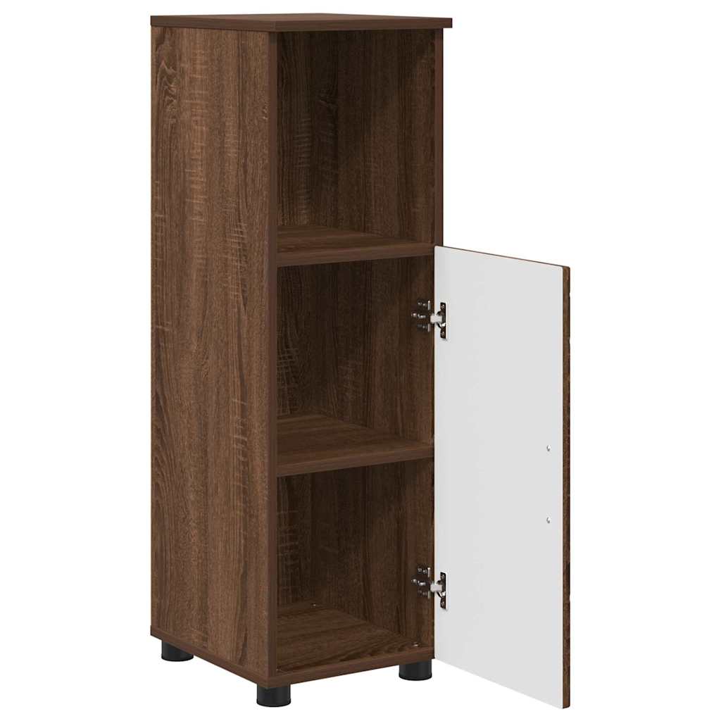 Colonne de salle de bain 30 cm – H 95 cm Chêne marron | Maison Vasque