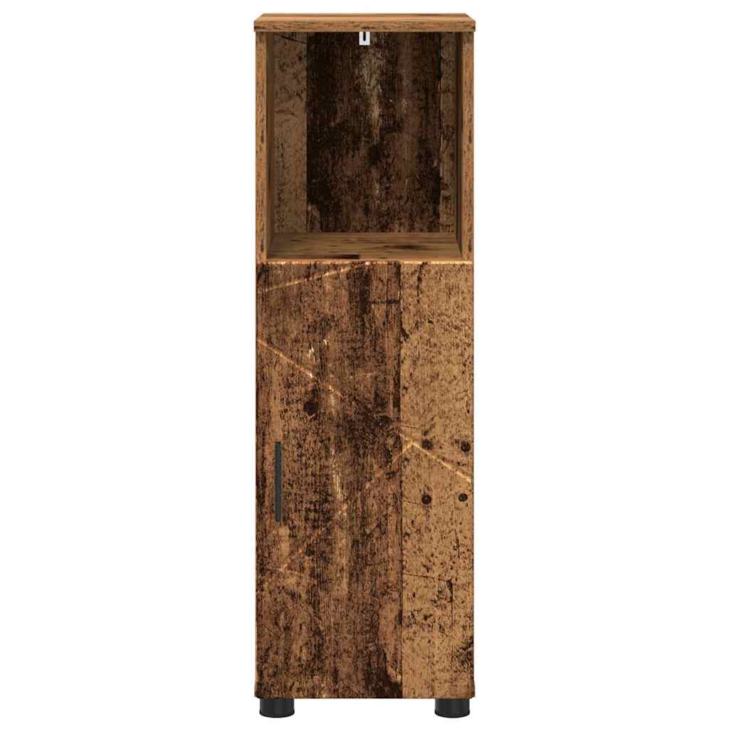 Colonne de salle de bain 30 cm – H 95 cm Bois ancien | Maison Vasque