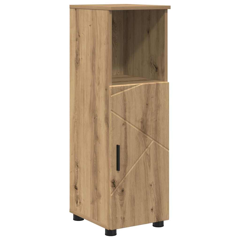Colonne de salle de bain 30 cm H 95 cm chêne artisanal | Maison Vasque