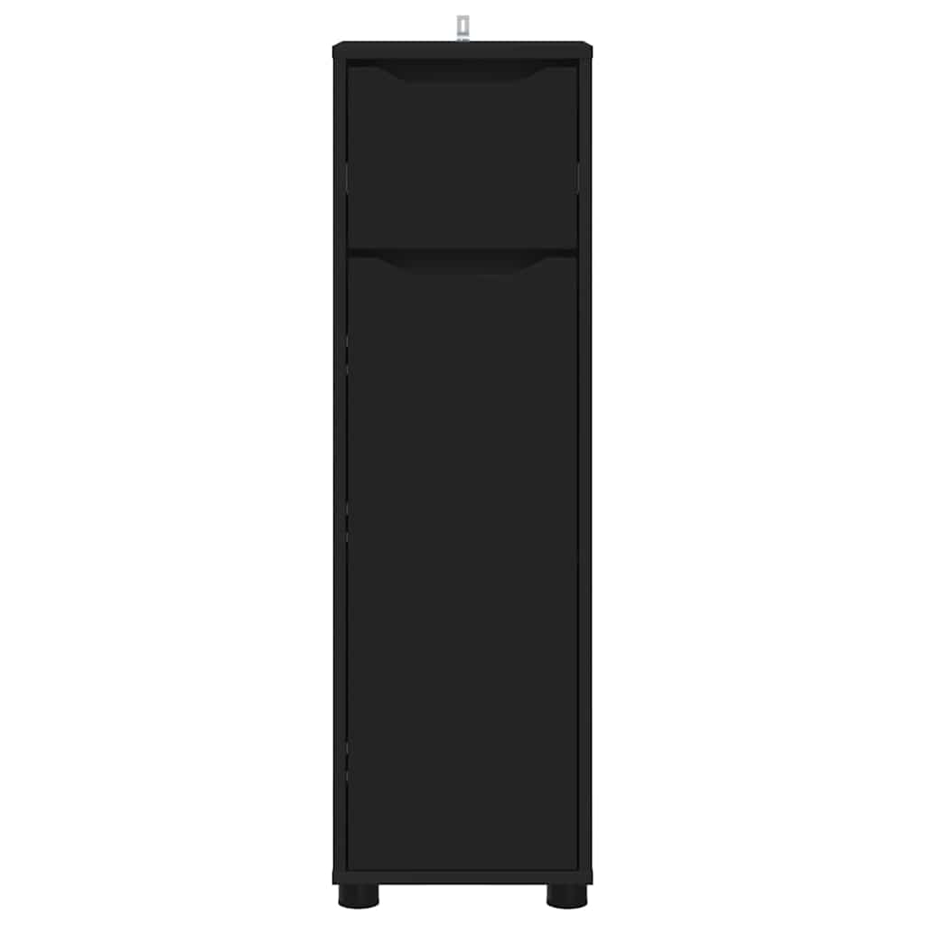 Colonne de salle de bain 30 cm – H 101 cm Noir | Maison Vasque