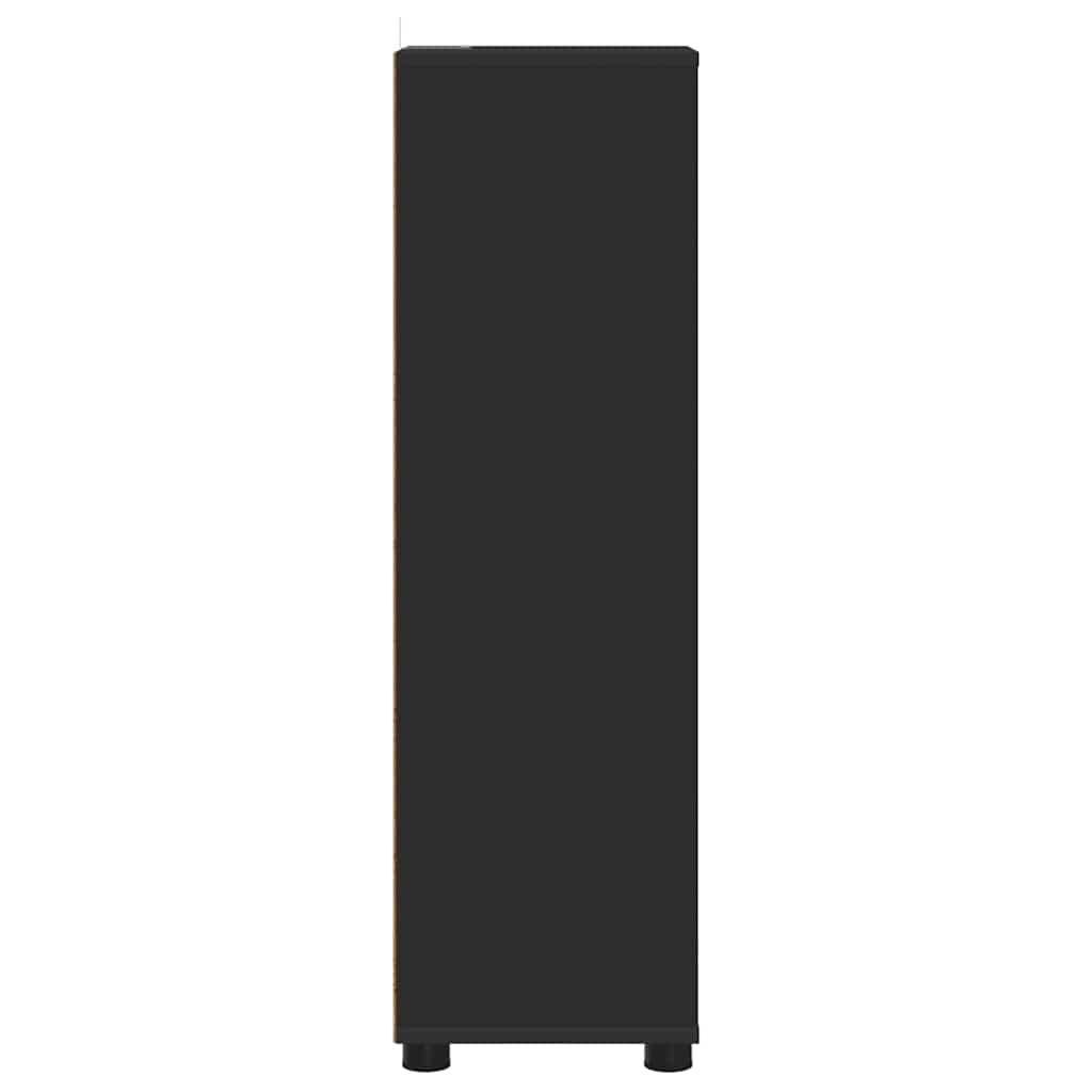 Colonne de salle de bain 30 cm – H 101 cm Noir | Maison Vasque