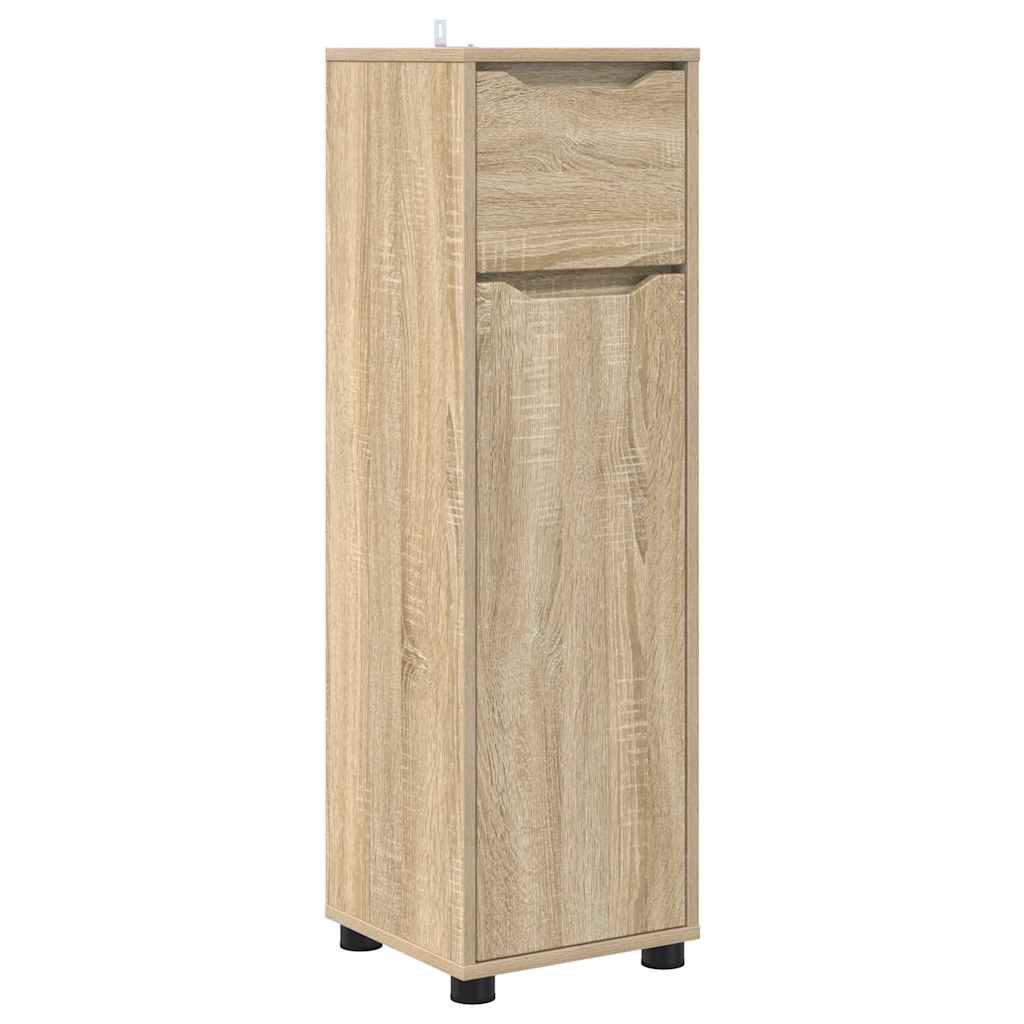Colonne de salle de bain 30 cm H 101 cm Chêne sonoma | Maison Vasque