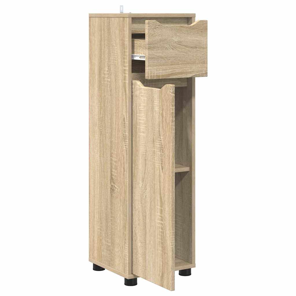 Colonne de salle de bain 30 cm – H 101 cm Chêne sonoma | Maison Vasque