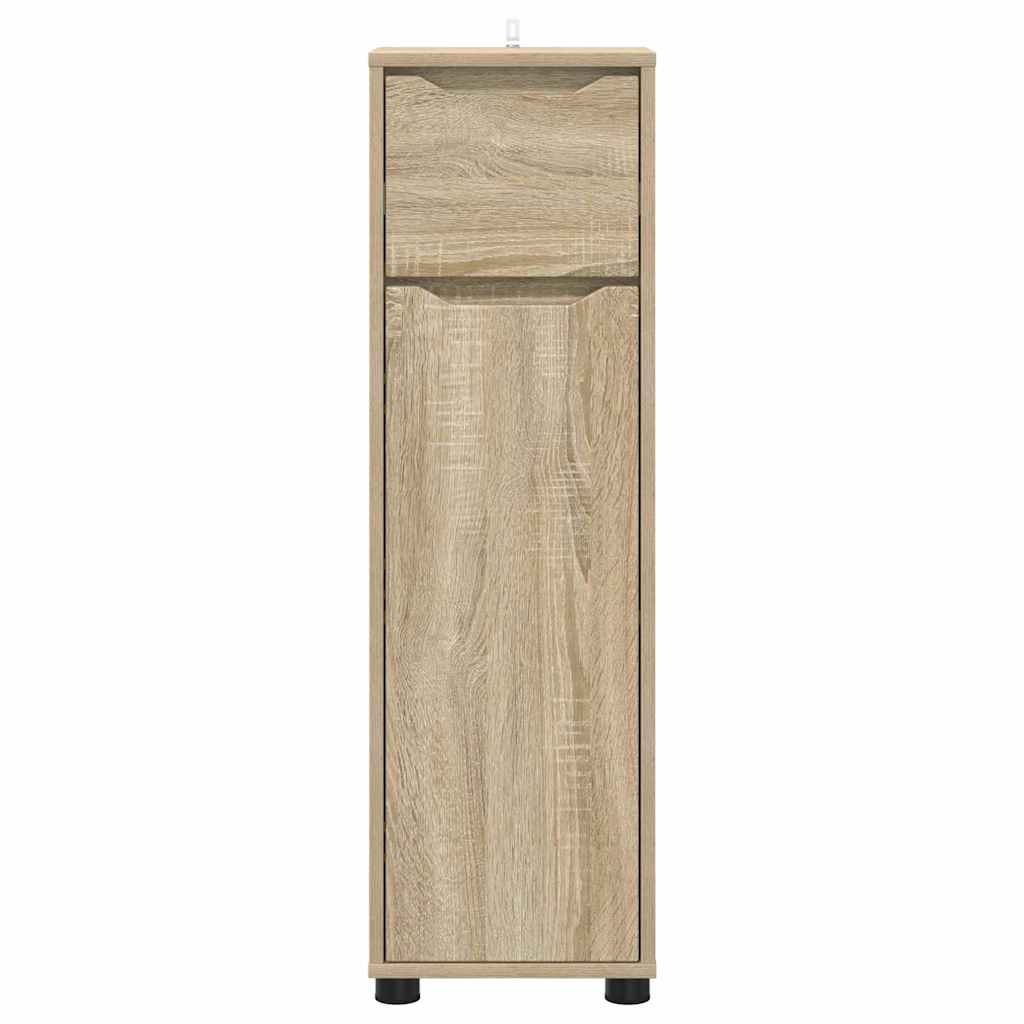 Colonne de salle de bain 30 cm – H 101 cm Chêne sonoma | Maison Vasque