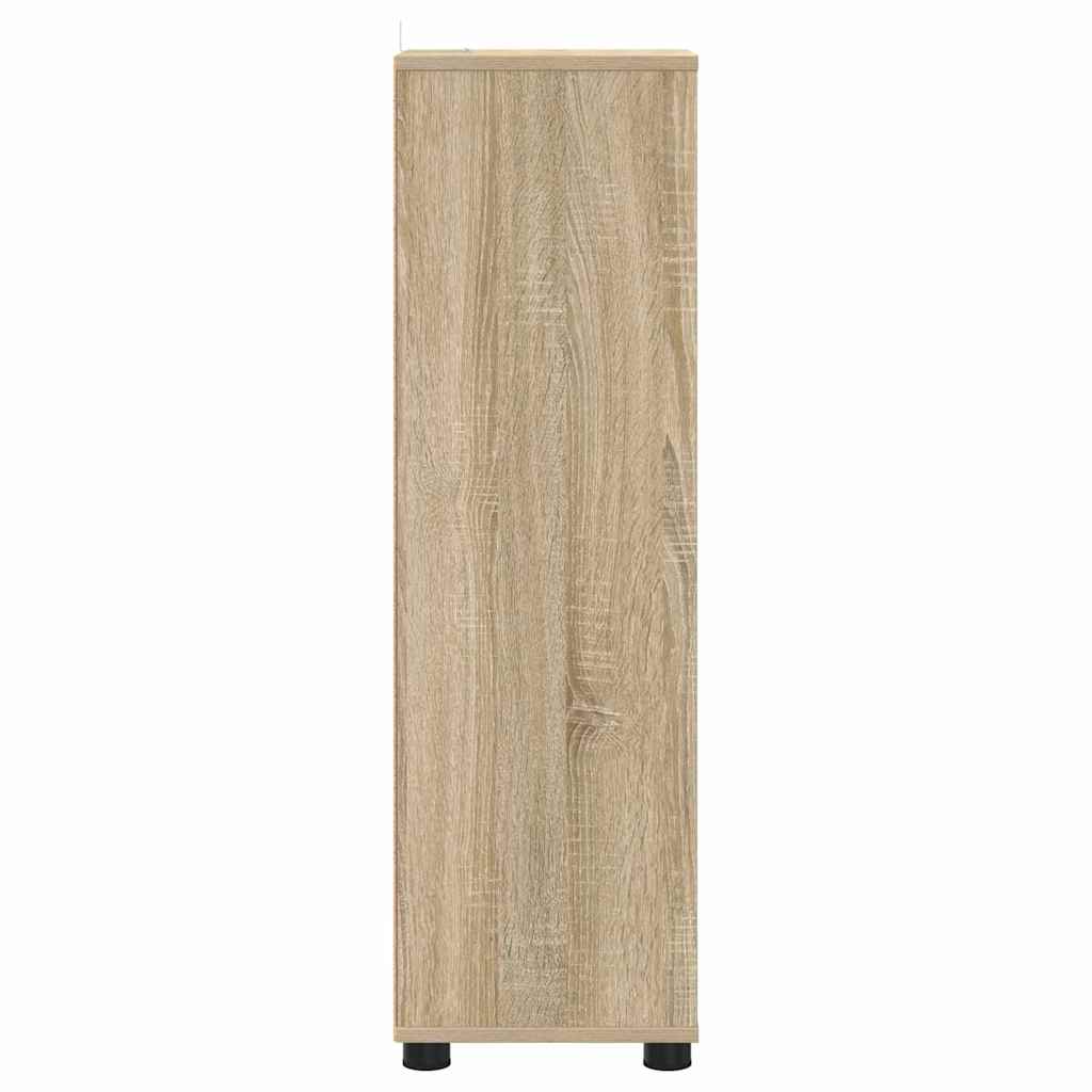 Colonne de salle de bain 30 cm – H 101 cm Chêne sonoma | Maison Vasque