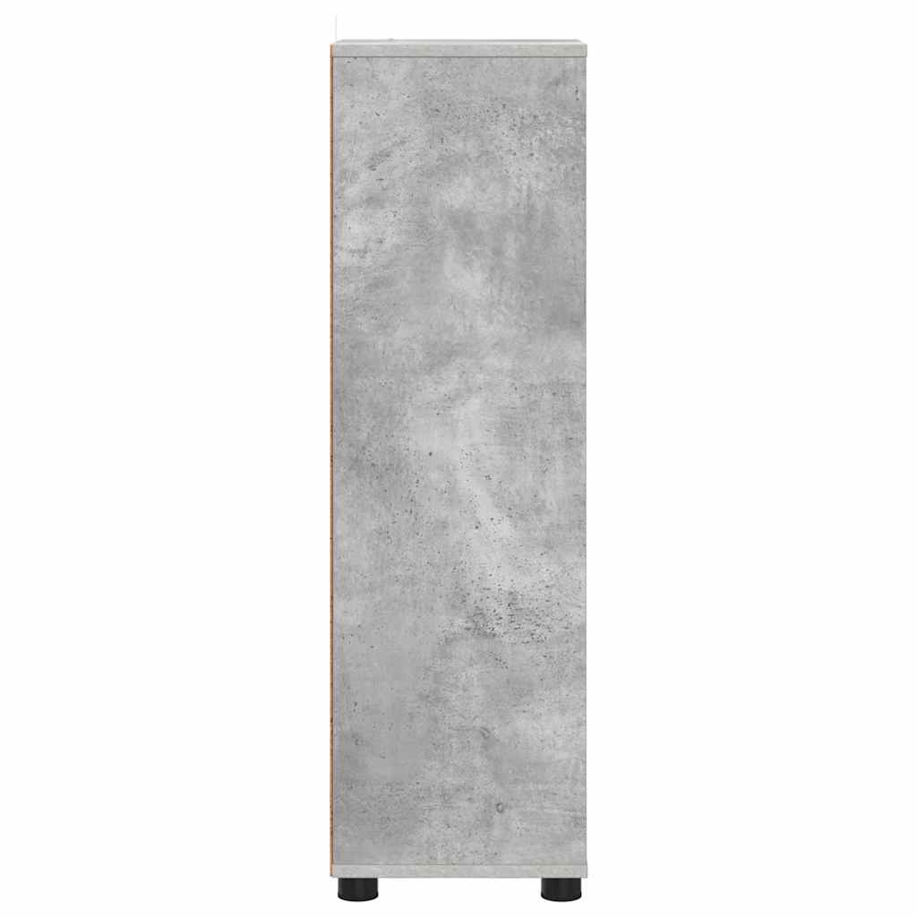 Colonne de salle de bain 30 cm – H 101 cm Gris béton | Maison Vasque