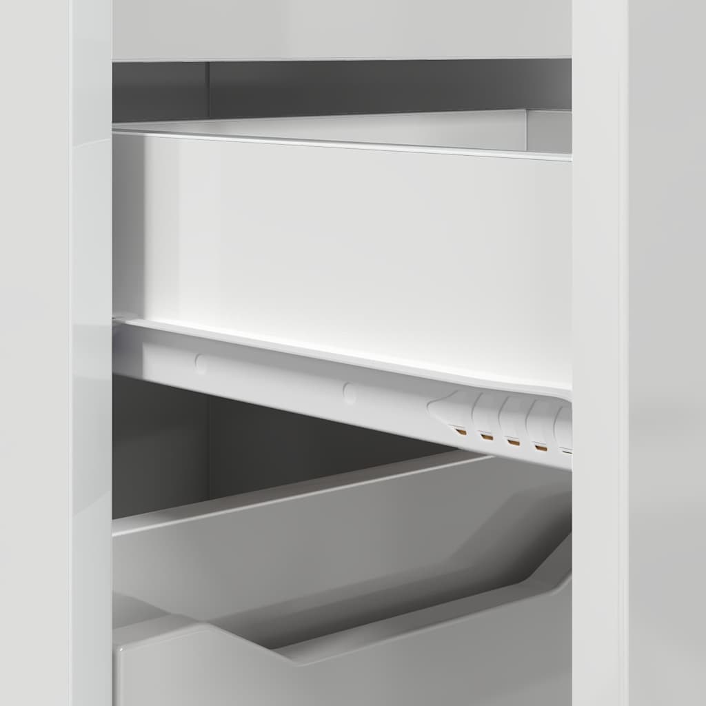 Colonne de salle de bain 30 cm – H 101 cm Blanc brillant | Maison Vasque