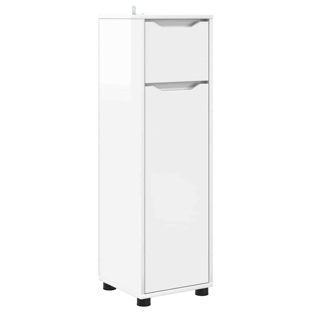 Colonne de salle de bain 30 cm H 101 cm Blanc brillant | Maison Vasque