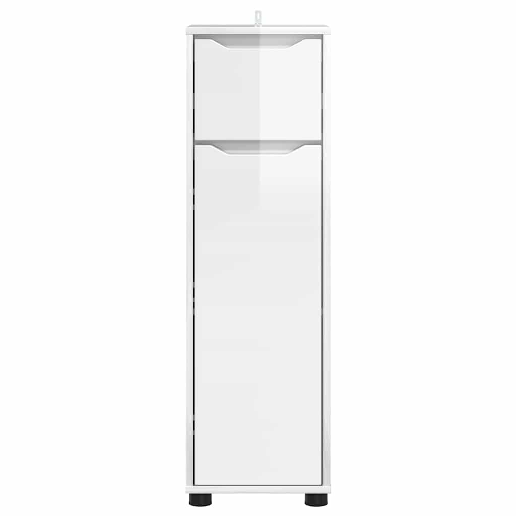 Colonne de salle de bain 30 cm – H 101 cm Blanc brillant | Maison Vasque