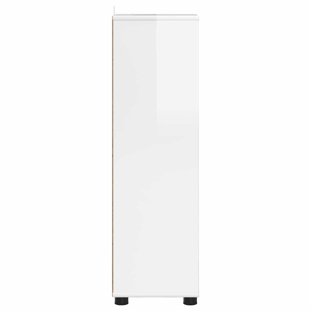 Colonne de salle de bain 30 cm – H 101 cm Blanc brillant | Maison Vasque