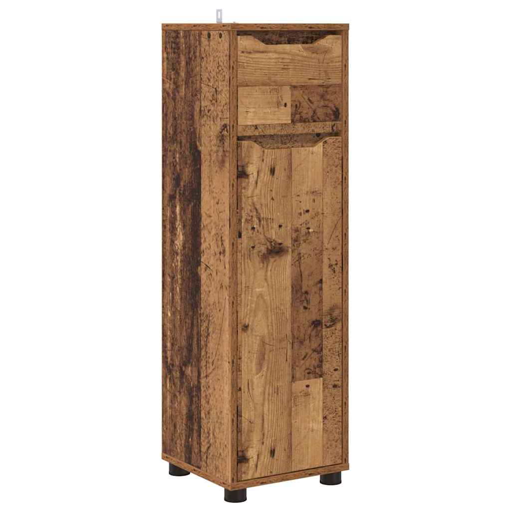 Colonne de salle de bain 30 cm H 101 cm Bois ancien | Maison Vasque