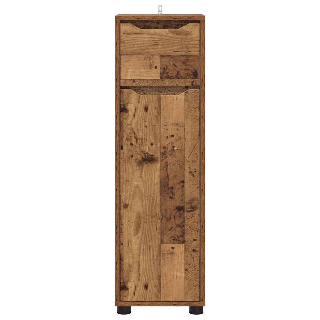 Colonne de salle de bain 30 cm – H 101 cm Bois ancien | Maison Vasque