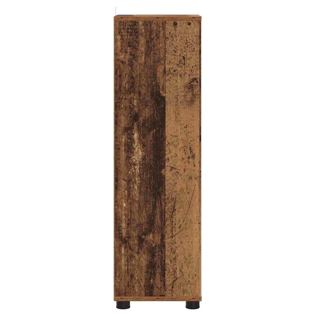 Colonne de salle de bain 30 cm – H 101 cm Bois ancien | Maison Vasque