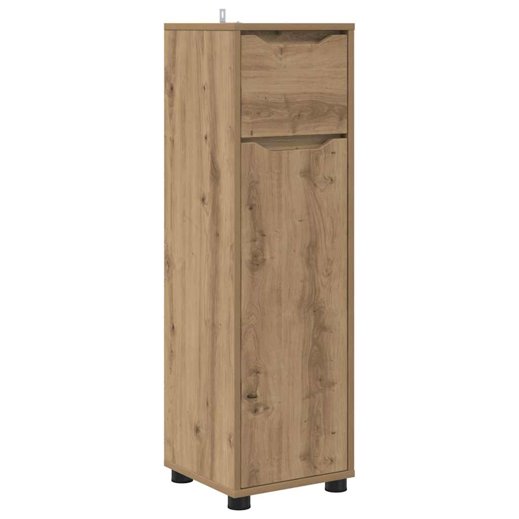 Colonne de salle de bain 30 cm H 101 cm chêne artisanal | Maison Vasque
