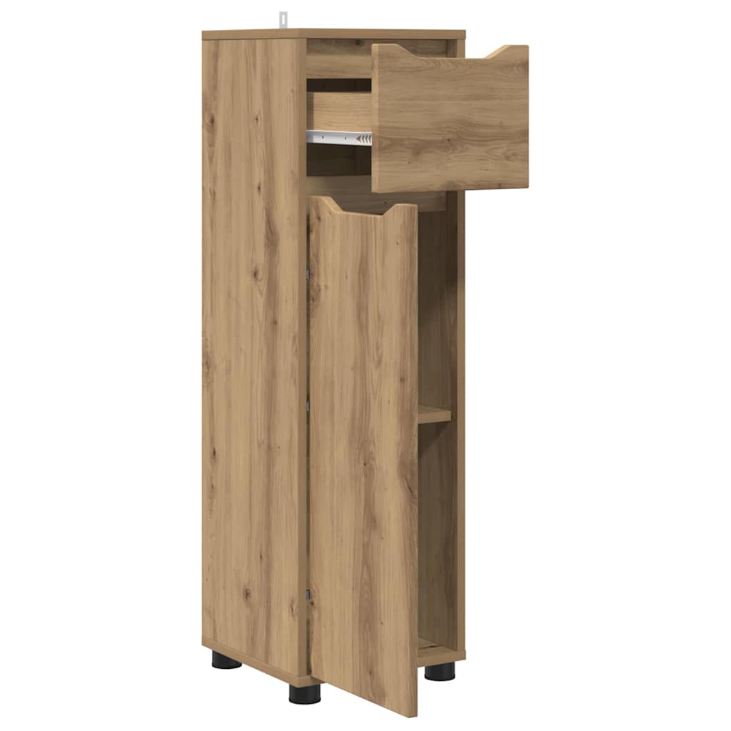 Colonne de salle de bain 30 cm – H 101 cm chêne artisanal | Maison Vasque