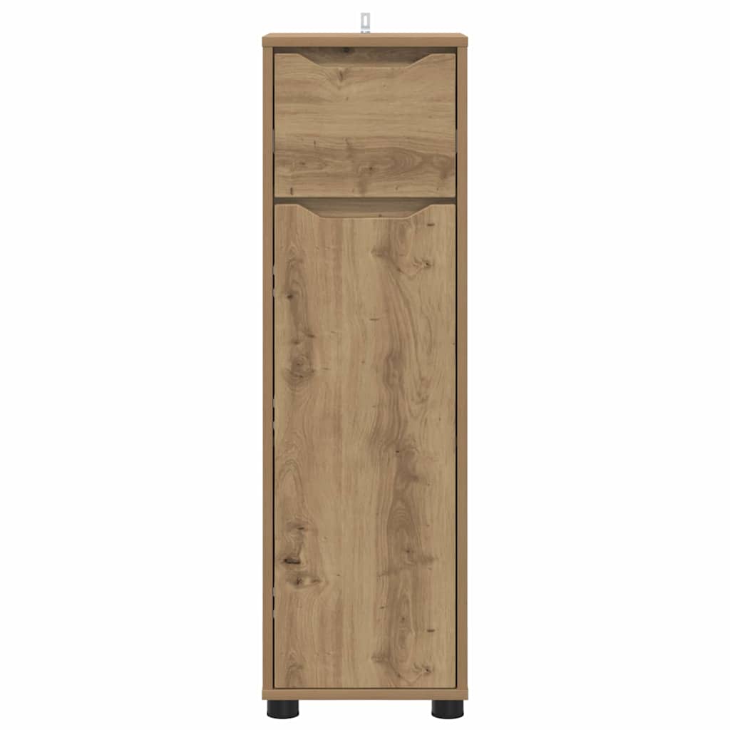 Colonne de salle de bain 30 cm – H 101 cm chêne artisanal | Maison Vasque
