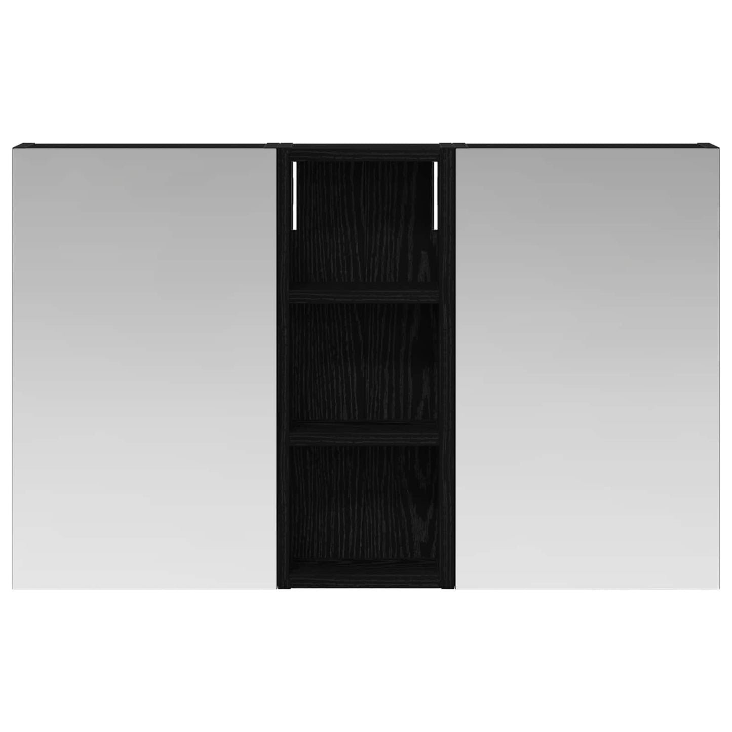 Ensemble de meubles de salle de bain 3 pièces 80 cm Chêne noir | Maison Vasque